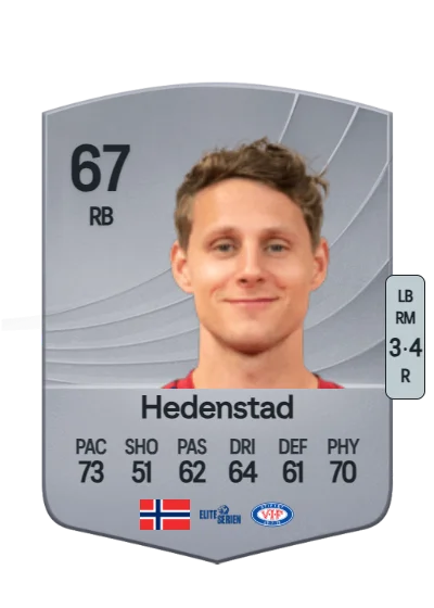 Vegar Eggen Hedenstad card