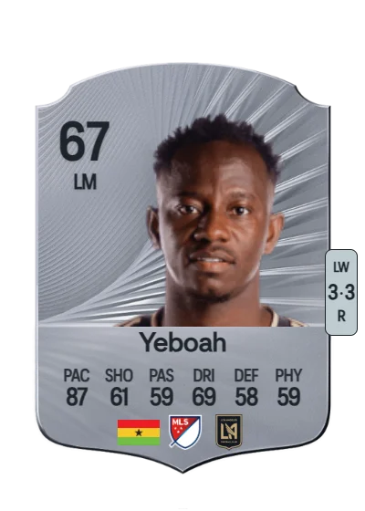 Yaw Yeboah card