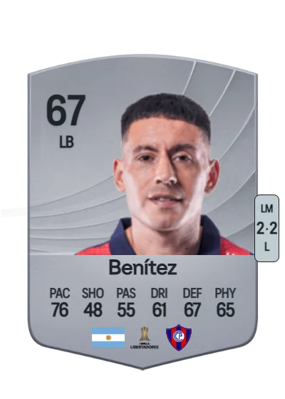 Guillermo Benítez card