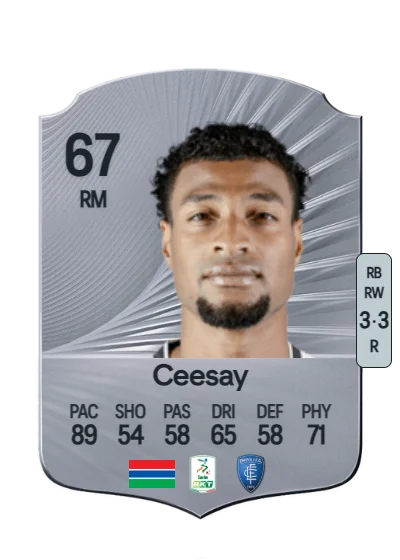 Joseph Ceesay card