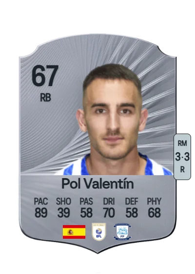 Pol Valentín Sancho card