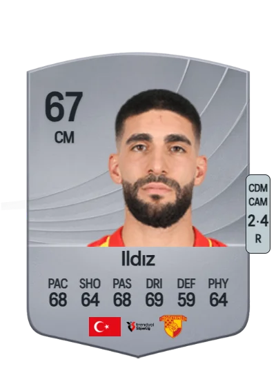 Ahmed Ildız card