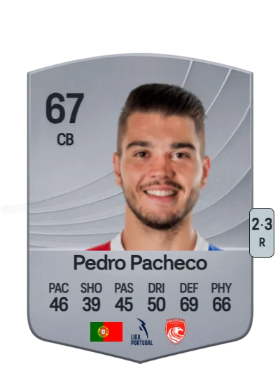 Pedro Jorge Pacheco Seabra card