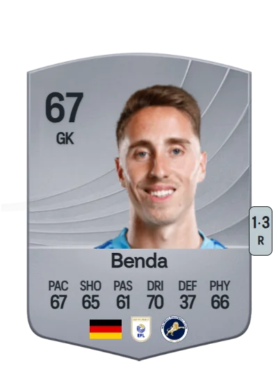 Steven Benda card