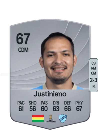 Leonel Justiniano card