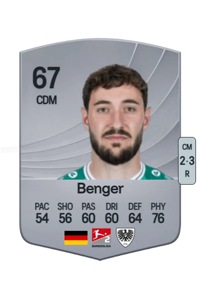 Marcel Benger card