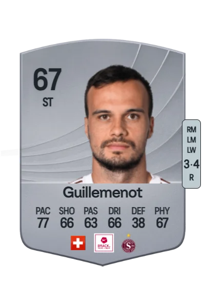 Jérémy Guillemenot card