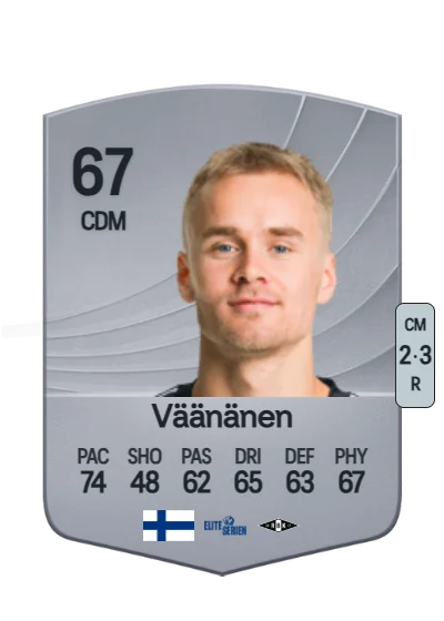 Santeri Väänänen card