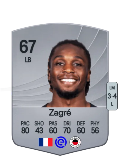 Arthur Zagré card