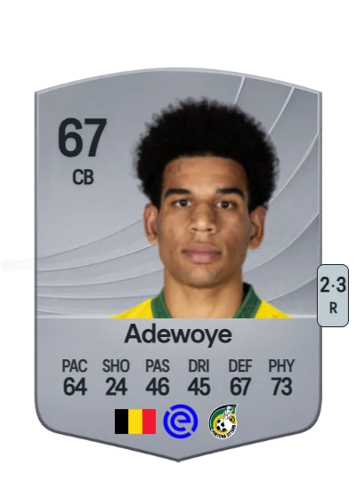 Shawn Adewoye card