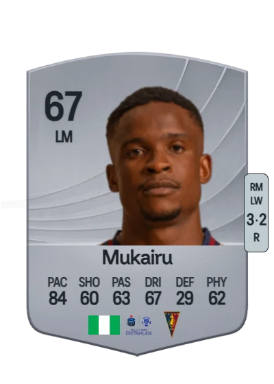 Paul Omo Mukairu card