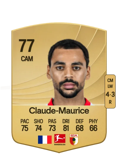 Alexis Claude-Maurice card