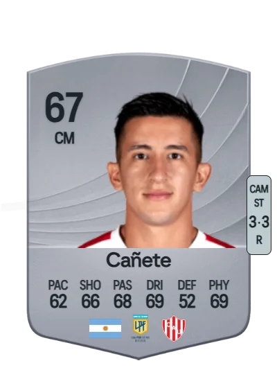 Ezequiel Cañete card