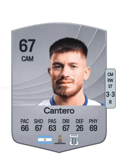 Alan Cantero card