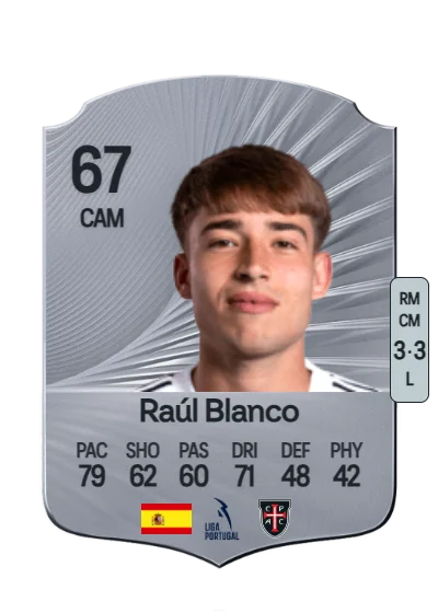 Raúl Blanco Juncal card