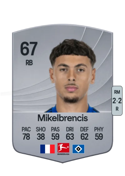 William Mikelbrencis card