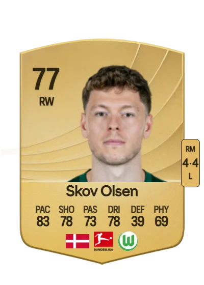 Andreas Skov Olsen card