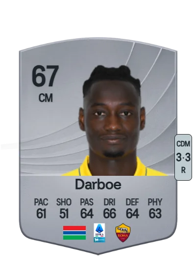 Ebrima Darboe card