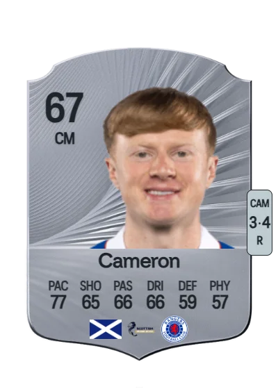 Lyall Cameron card