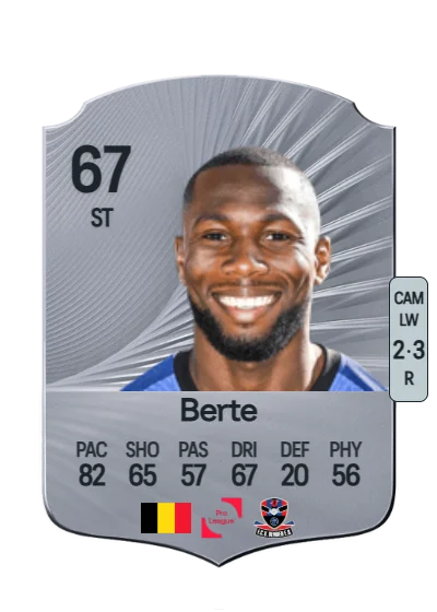Mohamed Berte card