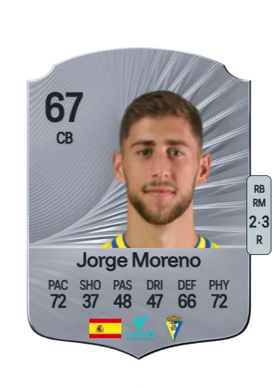 Jorge Moreno San Vidal card