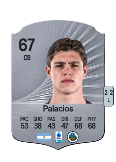 Tomás Palacios card