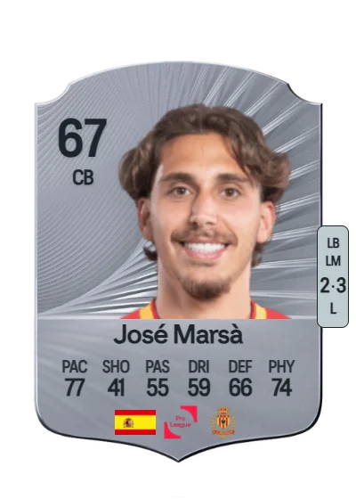 José Martínez Marsà card