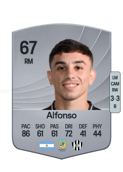Franco Alfonso card