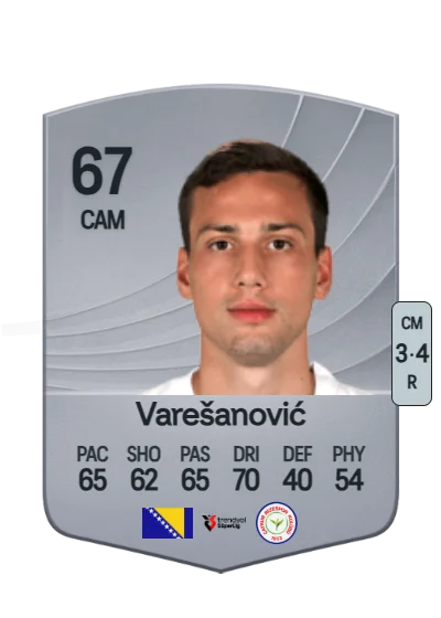 Dal Varešanović card
