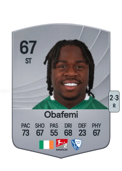 Michael Obafemi card