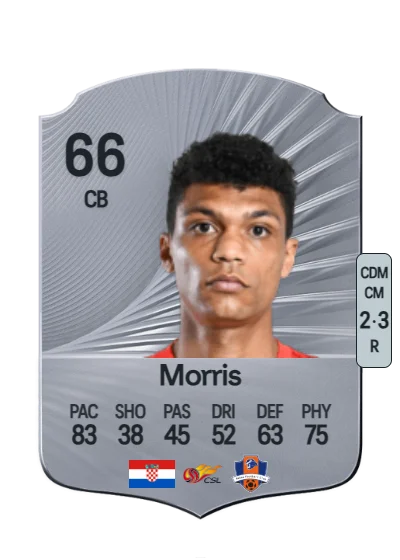 Darick Kobie Morris card