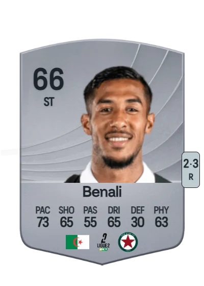 Hacène Benali card