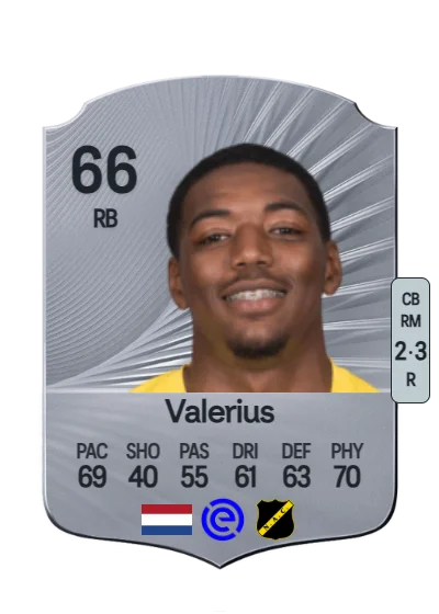 Cherrion Valerius card