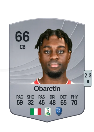 Nosa Edward Obaretin card