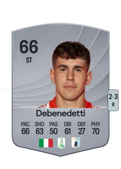 Alessandro Debenedetti card