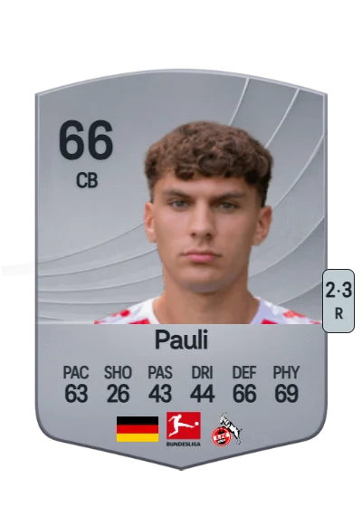 Julian Pauli card