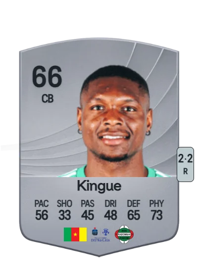 Steve Kingue card