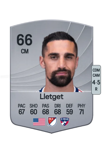 Sebastian Lletget card