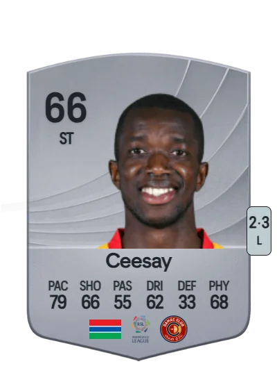 Assan Ceesay card