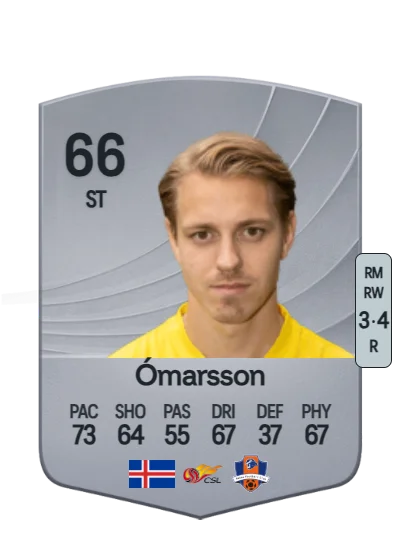 Elías Már Ómarsson card
