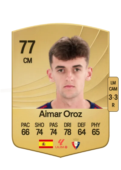 Aimar Oroz Huarte card
