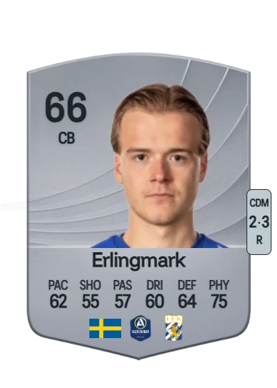 August Erlingmark card