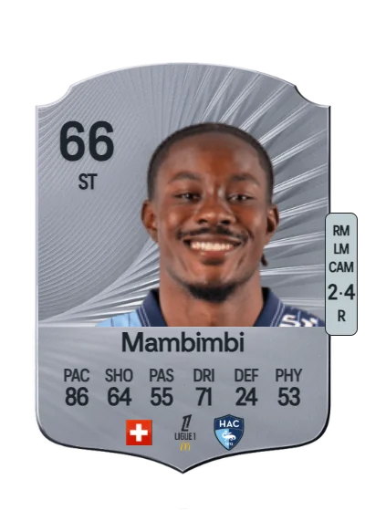 Félix Mambimbi card