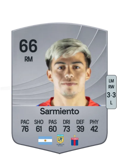 Darío Sarmiento card