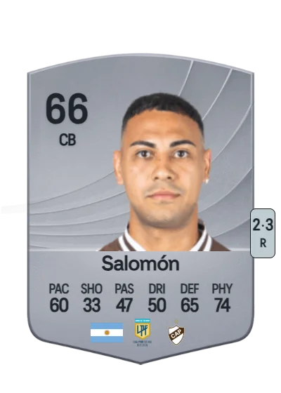 Oscar Salomón card
