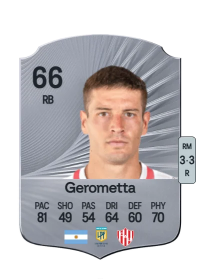 Francisco Gerometta card