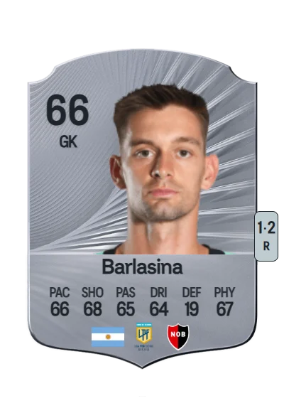 Williams Barlasina card