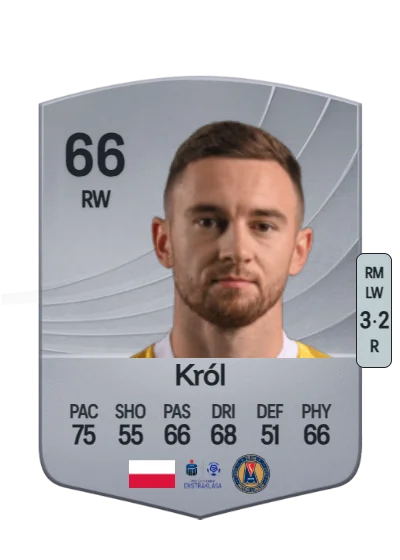 Michał Król card