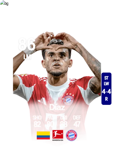 Luis Díaz card