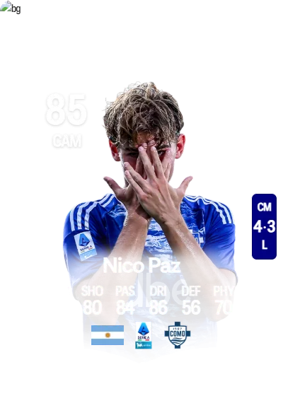 Nicolás Paz Martínez card